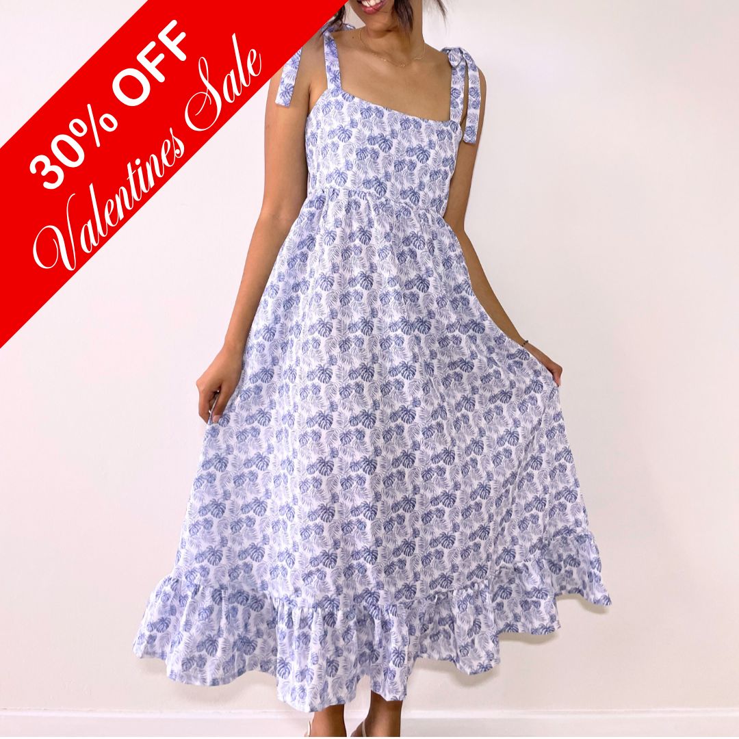 Summer Sun Dress (Royal blue)